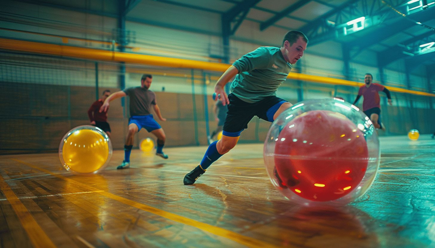 Onconventionele sporten voor teambuilding Activiteiten zoals bossaball en bubble voetbal onder de loep
